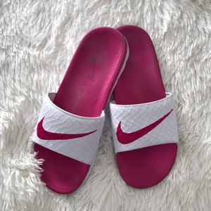 Nike slide on sandals